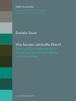 cover image of Wie beraten Lehrkräfte Eltern?